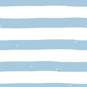 Blue and white hand painted textured stripes, nautical stripes, coastal