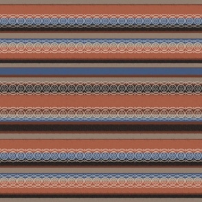 Rustic Acorn  Stripe Cabin Core (horizontal)