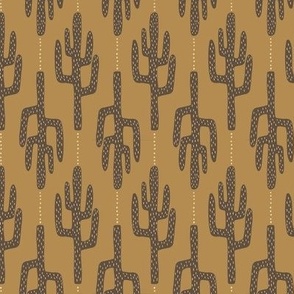 medium - saguaro cactus - wheat
