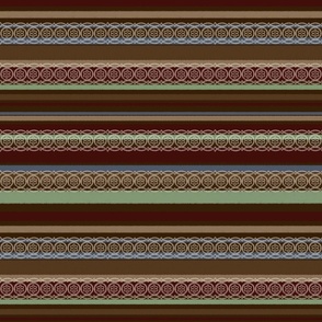 Rustic acorn mahogany and sage stripes cabin core (horizontal)