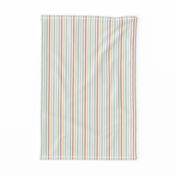 Vintage summer time - small stripes - FABRIC