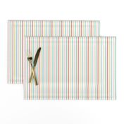 Vintage summer time - small stripes - FABRIC