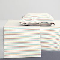 Vintage summer time - small stripes - FABRIC