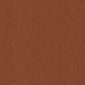 Solid chestnut brown complementary color with linen texture