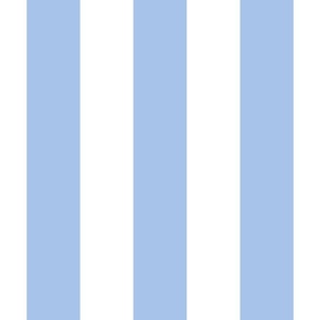 3" wide stripes/blue and pure white