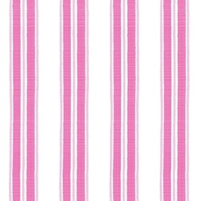 Peony Pinks EA6BB0 on White Anderson Ticking Stripe copy