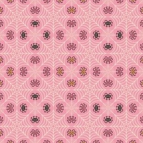 Lucky-cover-cobweb-happy-Halloween-soft-vintage-pink-XS-tiny-scale-for-patchwork new