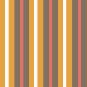 Quirky Stripes in Yellow, Orange and Dark Grey_LRG