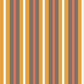 Quirky Stripes in Yellow, Orange and Dark Grey_MED