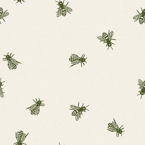 Tiny Buzzy Bees - Forest Green