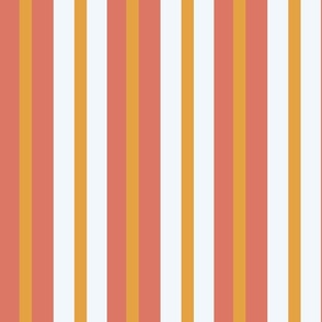 Quirky Stripes in Yellow, Orange and White_LRG