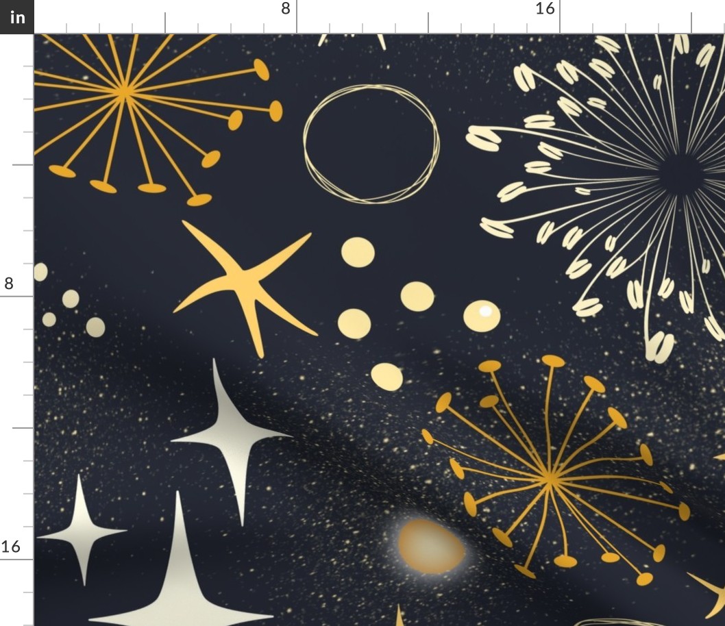 Midsummer Night's Dream - Sparkling Stars 30x30 in