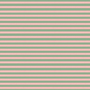 Small Pink and Green Stripes