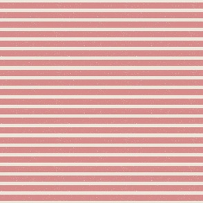 Small Rose and Cream Stripes