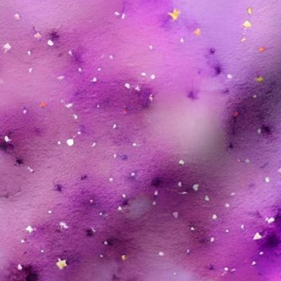 cotton candy purple speckled abstract