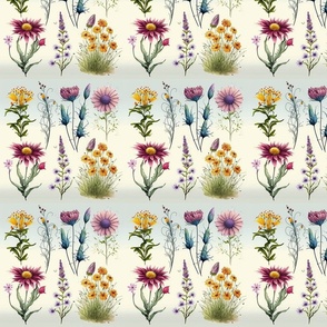 wildflowers_different_kinds_white_background