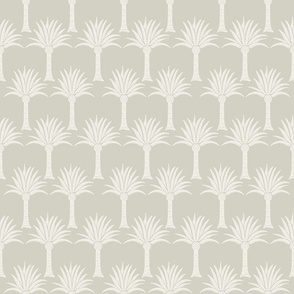 Palm print taupe