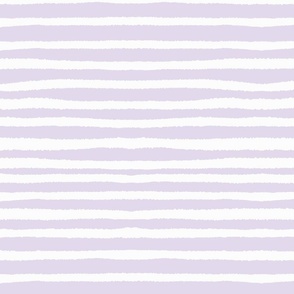 Fern Forest Stripes Lavender & Pearl, Large Stripe Repeat