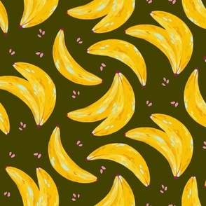 Bananas Dk Green