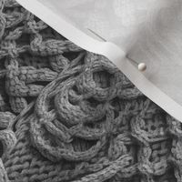 British Quilt & Craft: Grey Knit Cable 1
