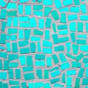 Blue Mosaic Stones