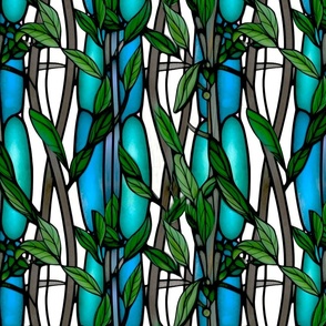 Stained Glass Floral