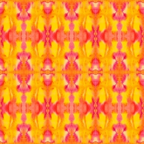 Boho Pattern Yellow Pink