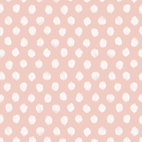 BOHO IKAT DOTS REVERSE blush