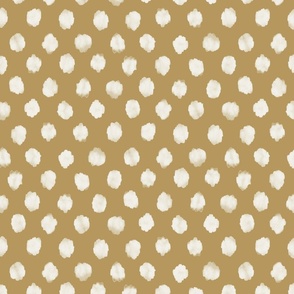 BOHO IKAT DOTS REVERSE gold