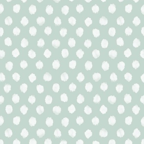 BOHO IKAT DOTS REVERSE sage