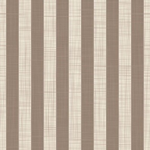 morel brown panna cotta linen texture stripe