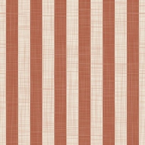 terracotta panna cotta linen texture stripe