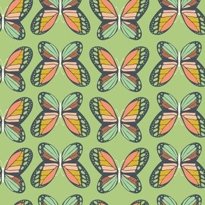 butterflies in mint