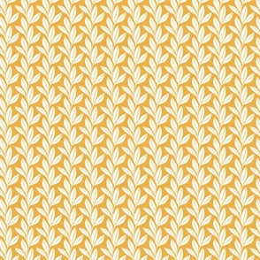 Yellow - Cream Vines - X-Small