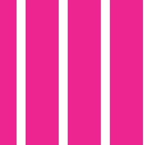 Barbiecore Pink Stripes - Wide ~4.5"