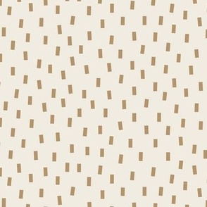 confetti - creamy white _ lion gold mustard 02 - simple geometric