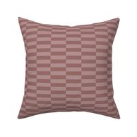 check - dusty rose pink _ copper rose - simple geometric