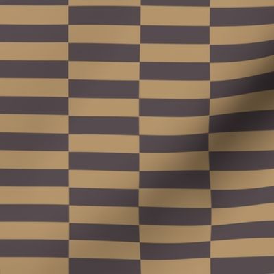 check - lion gold mustard _ purple brown - simple geometric