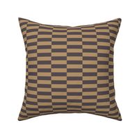 check - lion gold mustard _ purple brown - simple geometric