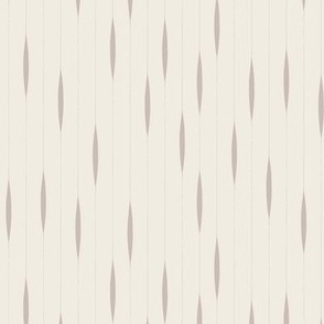 contemporary stripe - creamy white _ silver rust blush - modern vertical stripes
