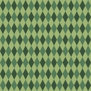 Nordic Christmas Diamond Pattern - Holiday Greens