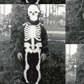 Skeleton costume, circa 1960