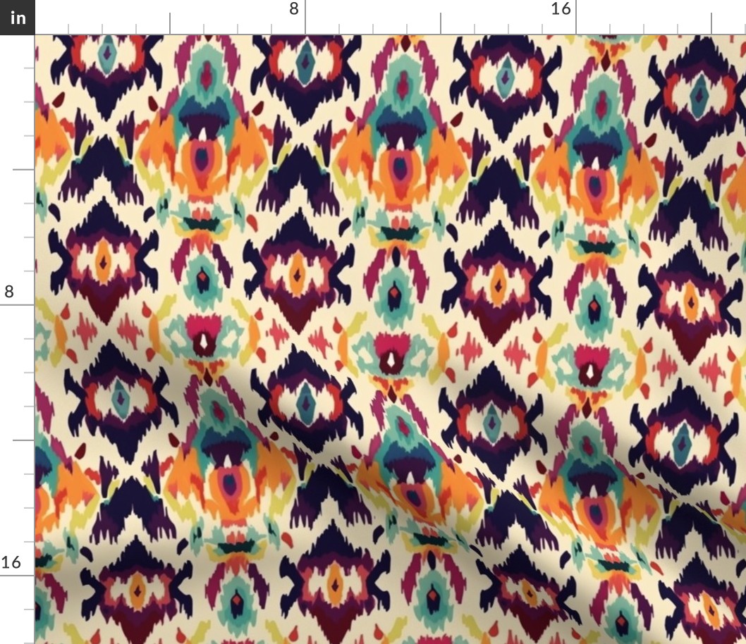 Ikat in Muted colors