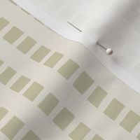 interrupted stripes - creamy white _ thistle green _ - simple geometric 