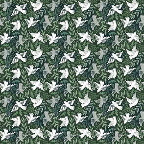 Green doves leaves Non-Directional Xsmall