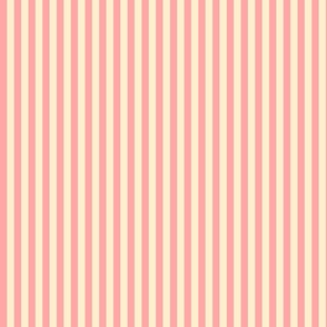 Pink & Cream Stripes