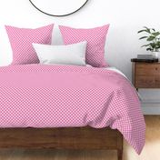 Minimalist boho checker plaid design basic check color block tartan nursery print barbie love pink blush
