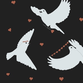 Doves and Hearts