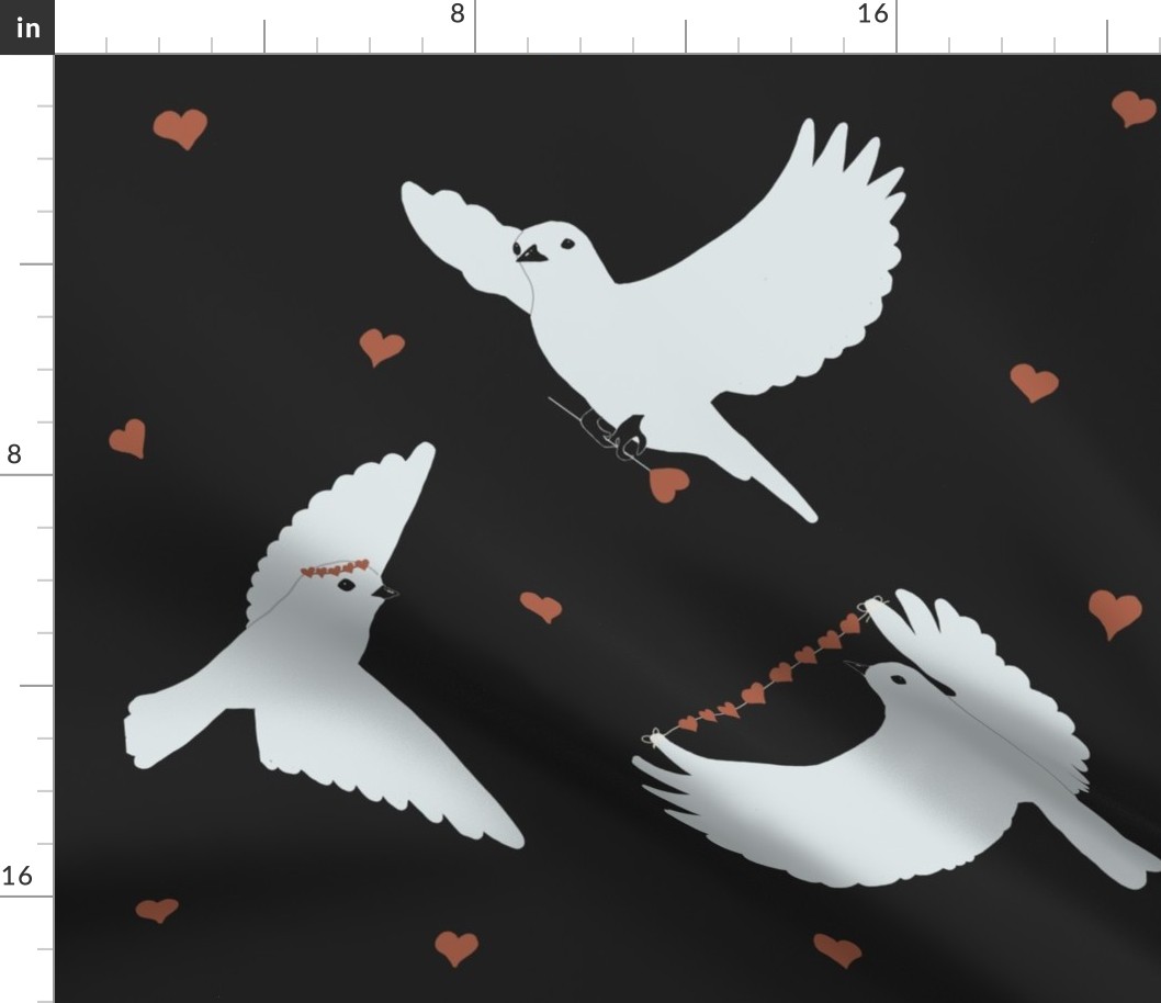 Doves and Hearts