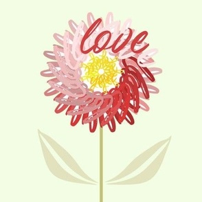 love_you_flower_green